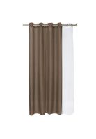 Set Cortinas Corcovado 140X220 Cm - Chocolate
