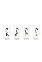 Set 4 Vaso Cerveza 14,9X6,2Cm Diam. 443,2Ml