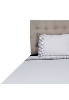 Sábanas 144H Estampadas Rombos Negros King