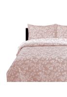 Cubrecama Jacquard Bordado 1.5 Plazas Rosado