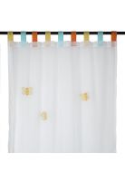 Cortina Velo Bordado Jx 140X230 Abejorro