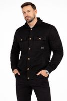 Chaqueta Overshirt Calm Negro