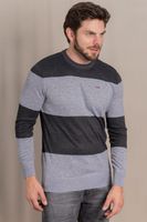 Chaleco Liviano Rayas Gris Gangster