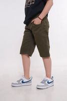 Teen Short Canvas Elasticord Verde Gangster