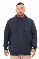 Plus Poleron Hibridas Weave Azul Marino Gangster