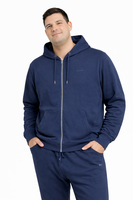 Plus Poleron Fullzipper Passage Azul Marino