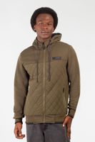 Chaqueta Hibridas Patchwork Verde Oliva Oscuro Gangster