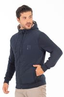 Poleron Hibridas Weave Azul Marino Gangster