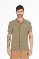Camisa Camisa Textura California Verde