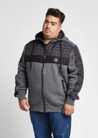 Plus Chaqueta Híbrida Monumental Negro Gangster