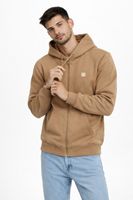 Poleron Fullzipper Path Cafe