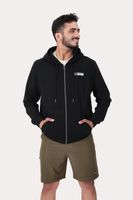 Poleron Full Zipper Fleece Logan Negro