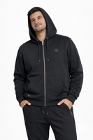 Plus Poleron Fullzipper Loop Negro