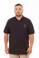 Plus Polera Cuello Textura Brixton Negro