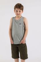 Teen Polera Sm Bavaro Gris Gangster