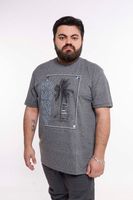 Plus Polera Mc Básica 4053G Gris Gangster