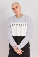 Polerón Crew Fleece Fundamental Gris Gangster