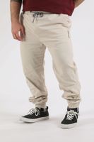 Plus Pantalon Jogger Canvas Over Beige Gangster