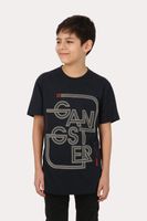 Teen Polera Mc Básica  Atalaia Azul Gangster