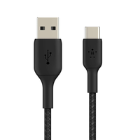 BOOST CHARGE Cable trenzado USB-C a USB-A