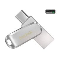 Pendrive SanDisk Ultra Dual Drive Luxe 256GB Plata