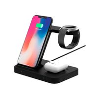 Base De Carga Inalámbrica Dusted 3 En 1 Negro