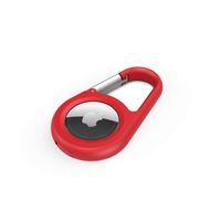 Secure Holder con mosquetón para AirTag Rojo