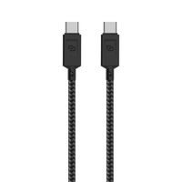 Cable USB-C a USB-C, USB 3.2, 1.5 Mt Rugged Dusted Negro
