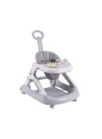 Andador Caminador 5 En 1 Con Apoya Pies Gris LuBabycas