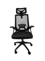 Silla Escritorio Oficina Reposacabezas Reclinable Exo Negra