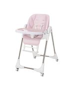 Silla De Comer Multiposiciones Plegable Rosada Lubabycas