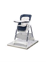 Silla De Comer Multiposiciones Con Ruedas Azul