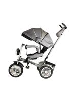 Triciclo Multifuncional 360° Con Luces Lubabycas Gris
