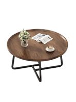 Mesa De Centro Redonda 70cm By LuBabycas