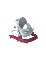 Andador Caminador Multifuncional 4 En 1 Lubabycas Burdeos