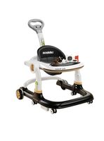 Andador Caminador Con Manilla Y Luces Mine Negro LuBabycas