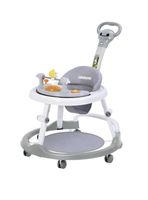 Andador Caminador 4 En 1 Aita Con Manilla LuBabycas Gris