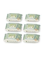 Toallitas Húmedas Con Tapa Pack 6x80 Unidades LuBabycas