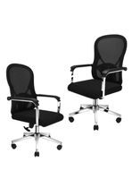 Pack 2 Sillas De Escritorio Oficina Ejecutiva Ergonómica
