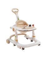 Andador Caminador Con Manilla Y Luces Mine Blanco LuBabycas