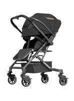 Coche De Paseo Reversible 4 Ruedas 360°Space Negro LuBabycas
