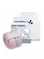 Orejeras Antiruido Auriculares Protectores Bebés Rosado
