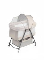 Cuna Bebé Con Accesorios Café By Lubabycas