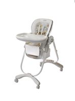 Silla De Comer Lujosa Reclinable Hagaday Blanca Lubabycas