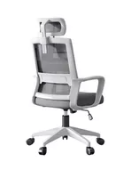 Silla De Escritorio Blanca Con Apoya Cabeza By LuBabycas