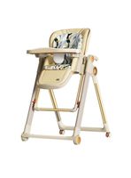 Silla De Comer Columpio 2 En 1 Con Protector Crema LuBabycas