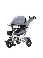 Triciclo Reversible Y Plegable Con Accesorios Gris Lubabycas