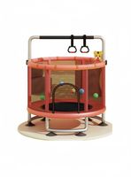 Cama Elástica Trampoline 150cm Con Barra Ejercicio LuBabycas