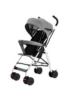 Coche Paragua Con Posa Vaso Swift Gris LuBabycas