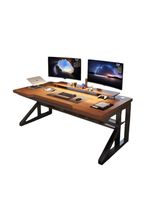 Escritorio De Madera Con Repisa Inferior 140x60x72cm Crown